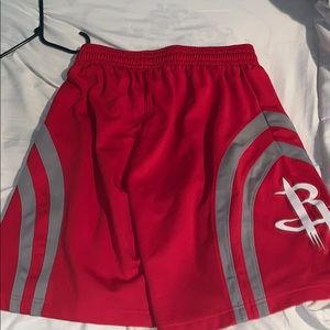Red Houston Rockets Shorts